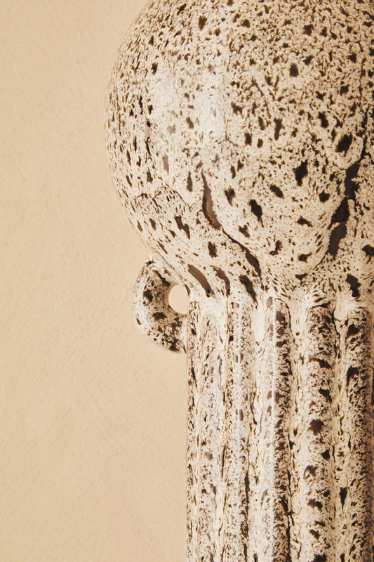 Calcita Large Speckled Brown Vase | Luxury Home Accessories | Heulog Glow