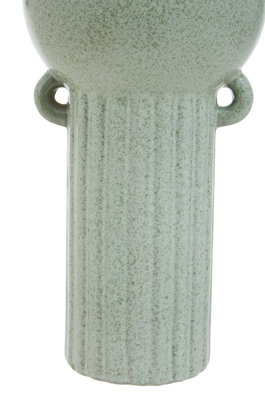 Calcita Large Speckled Green Vase | Luxury Home Accessories | Heulog Glow