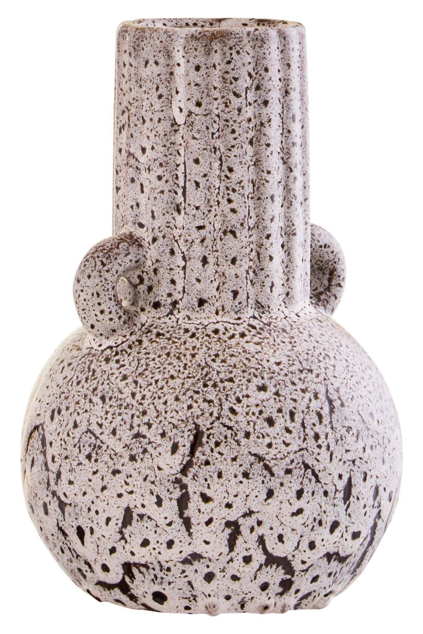 Calcita Small Speckled Brown Vase | Luxury Home Accessories | Heulog Glow