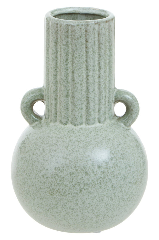 Calcita Small Speckled Green Vase | Luxury Home Accessories | Heulog Glow