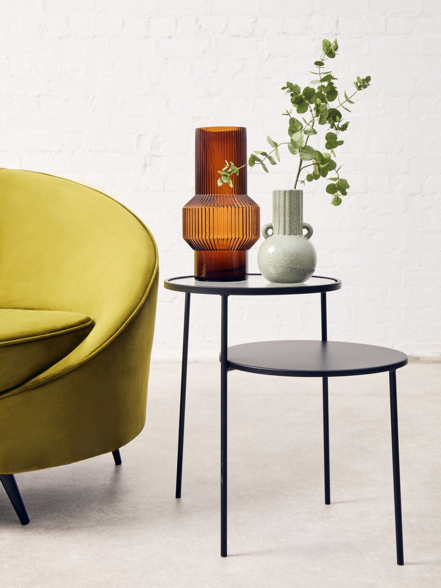 Calcita Small Speckled Green Vase | Luxury Home Accessories | Heulog Glow