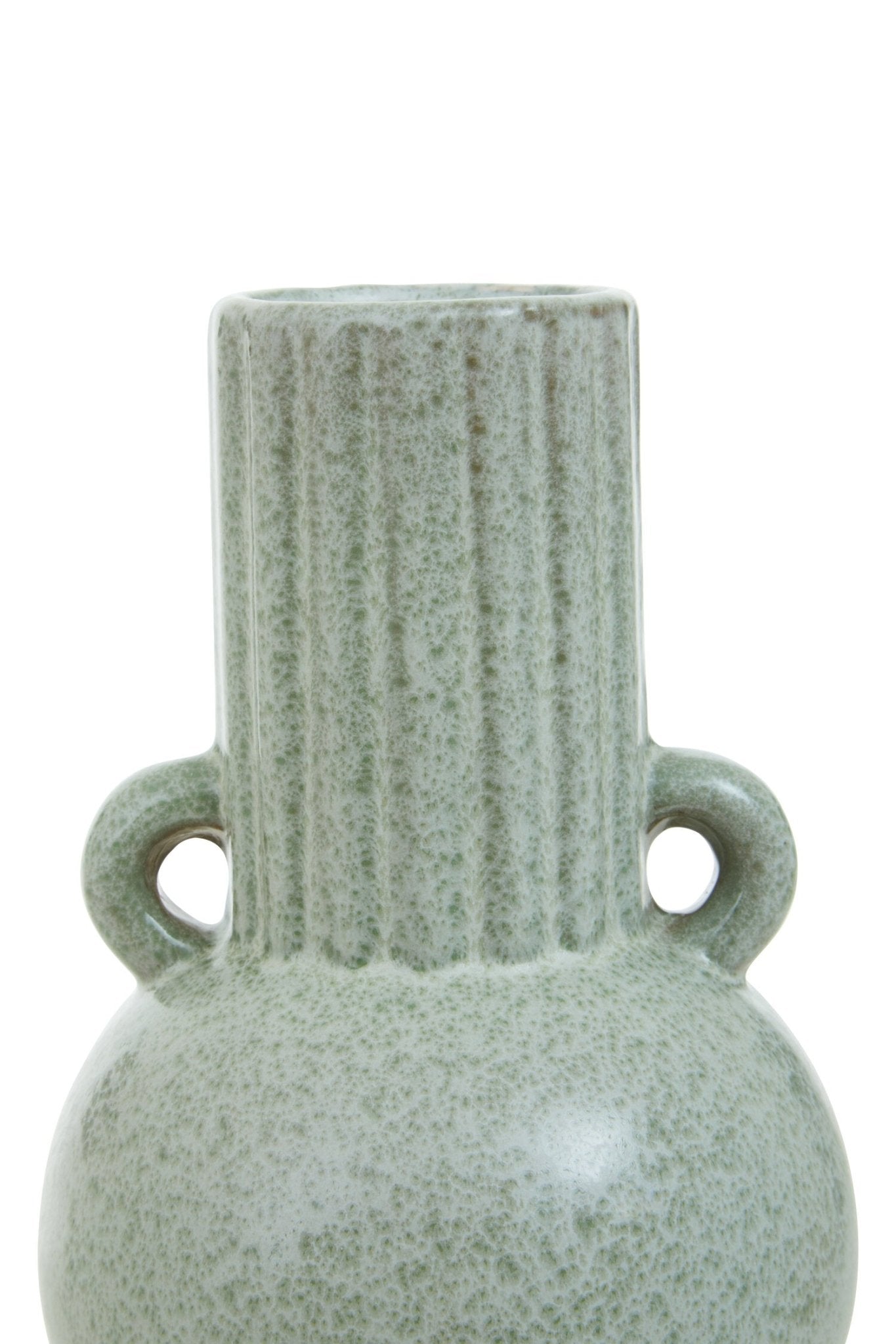 Calcita Small Speckled Green Vase | Luxury Home Accessories | Heulog Glow