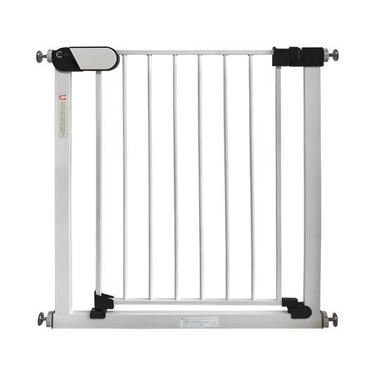 Callowesse Kemble Narrow Pressure Fit Baby & Pet Safety Gate 65-70cm x H76cm - White