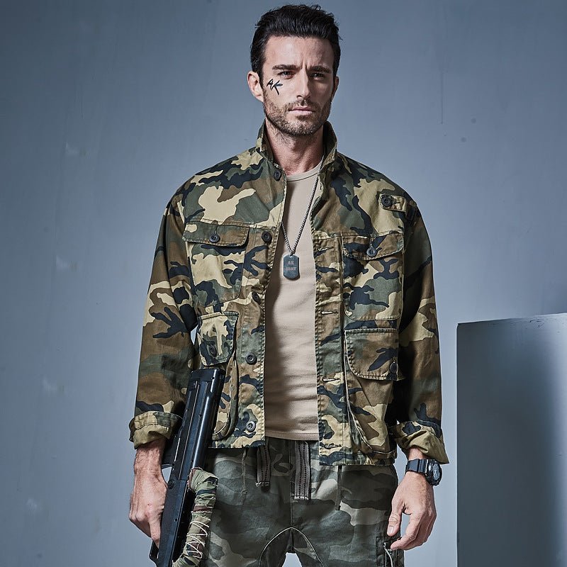 Camouflage jacket | Luxury Home Accessories | Heulog Glow
