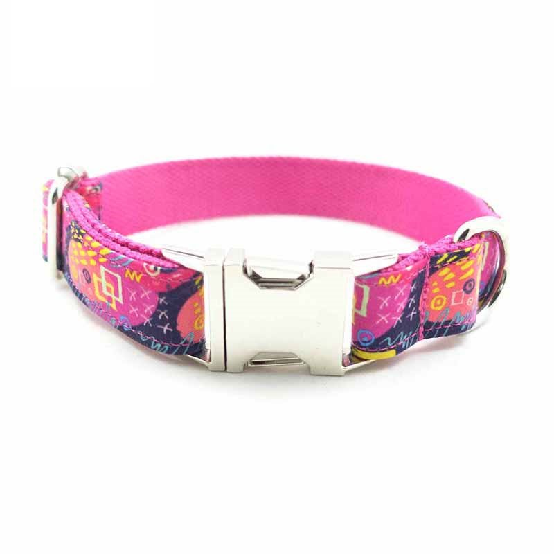 Can Be Engraved Dog Collar Alloy Buckle High Quality Traction Collar | Luxury Home Accessories | Heulog Glow