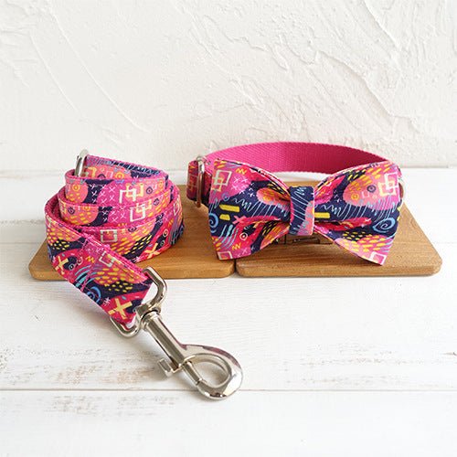 Can Be Engraved Dog Collar Alloy Buckle High Quality Traction Collar | Luxury Home Accessories | Heulog Glow