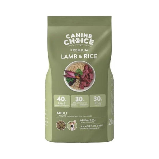 Canine Choice Premium Adult Dry Dog Food 2kg - Lamb | Luxury Home Accessories | Heulog Glow