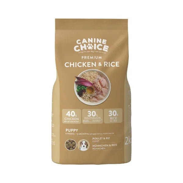 Canine Choice Premium Puppy Dry Dog Food 2kg - Chicken | Luxury Home Accessories | Heulog Glow