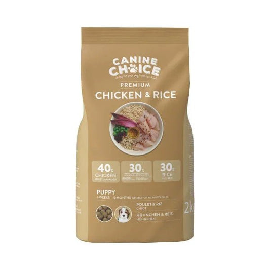 Canine Choice Premium Puppy Dry Dog Food 2kg - Chicken | Luxury Home Accessories | Heulog Glow