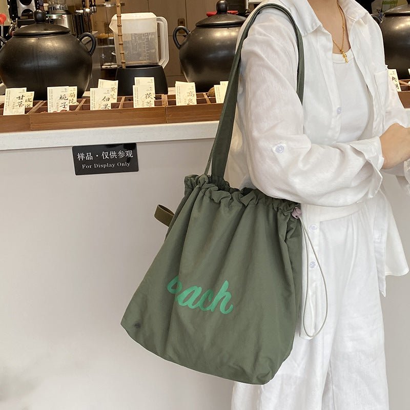 Canvas Bag Large Capacity Women's Shoulder Bag | Luxury Home Accessories | Heulog Glow
