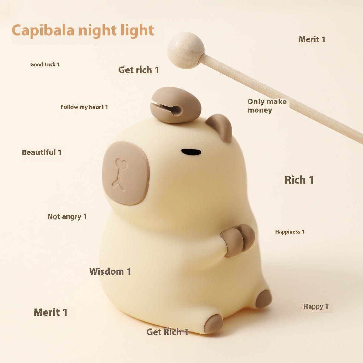 Capabala Silicone Night Lamp Rechargeable | Luxury Home Accessories | Heulog Glow