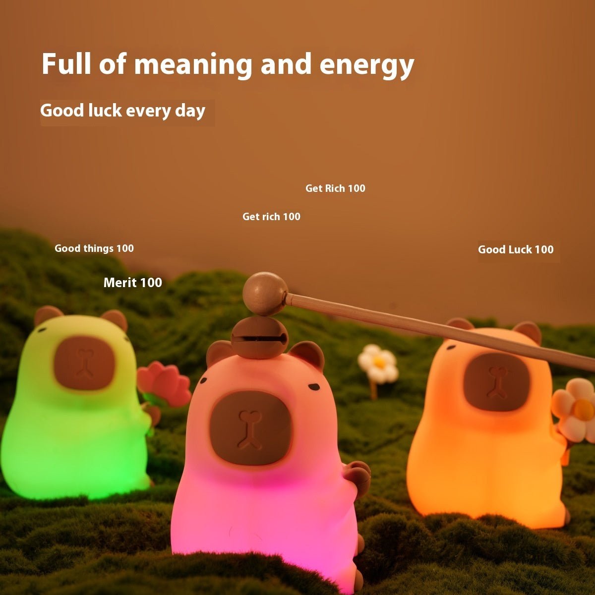 Capabala Silicone Night Lamp Rechargeable | Luxury Home Accessories | Heulog Glow