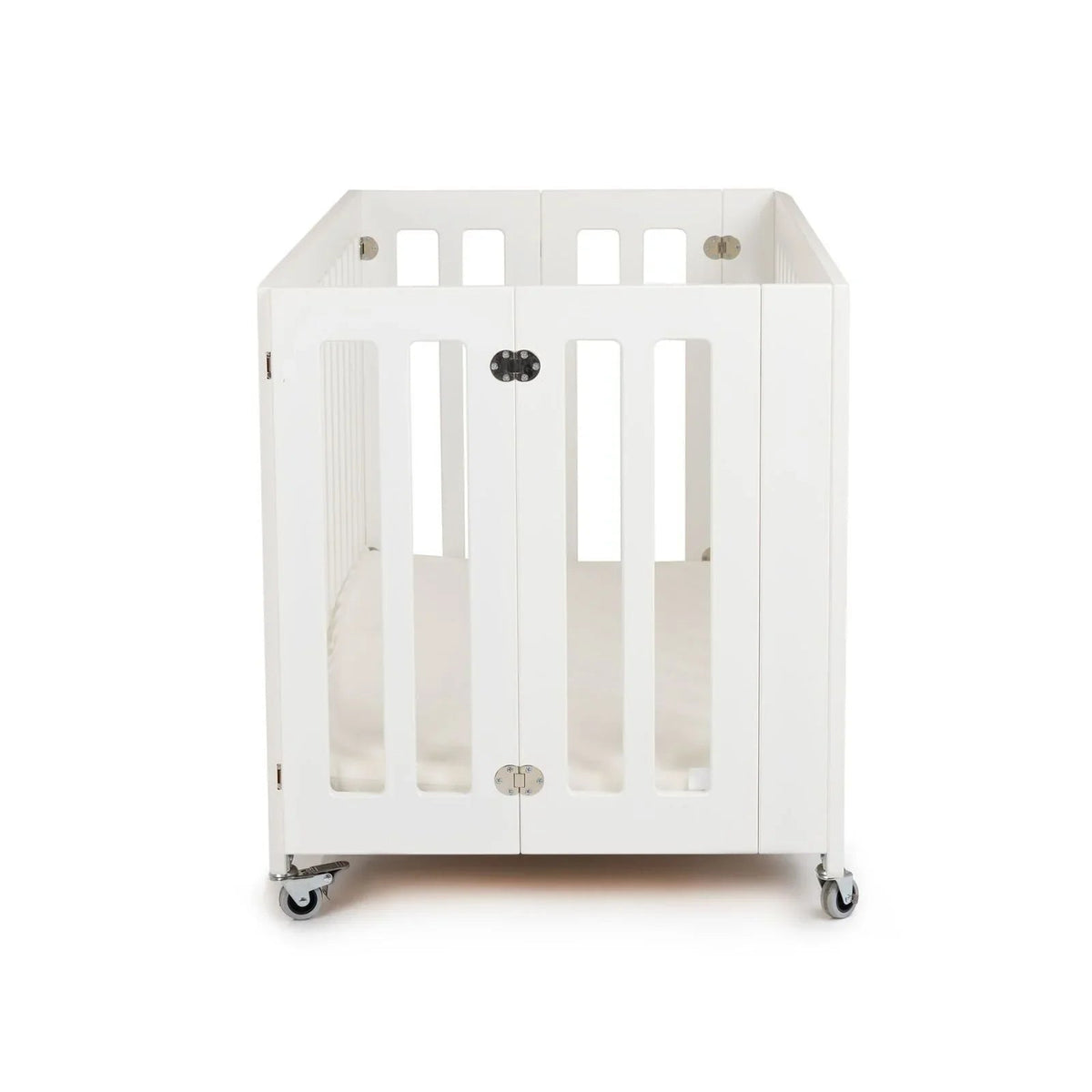Caploonba Folding MDF Crib 60x120cm - White | Luxury Home Accessories | Heulog Glow