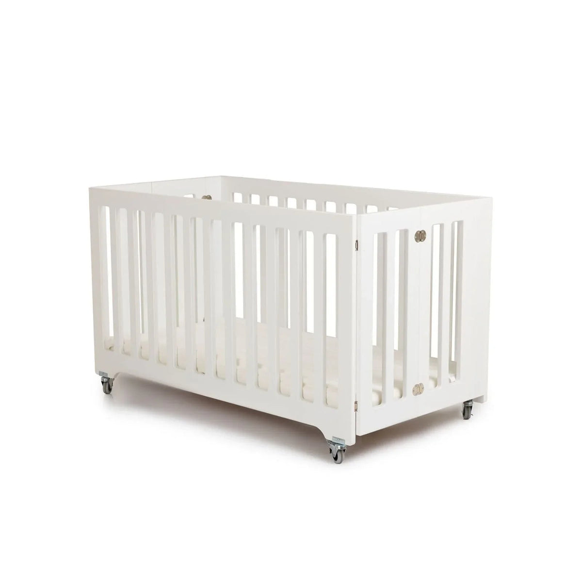 Caploonba Folding MDF Crib 60x120cm - White | Luxury Home Accessories | Heulog Glow