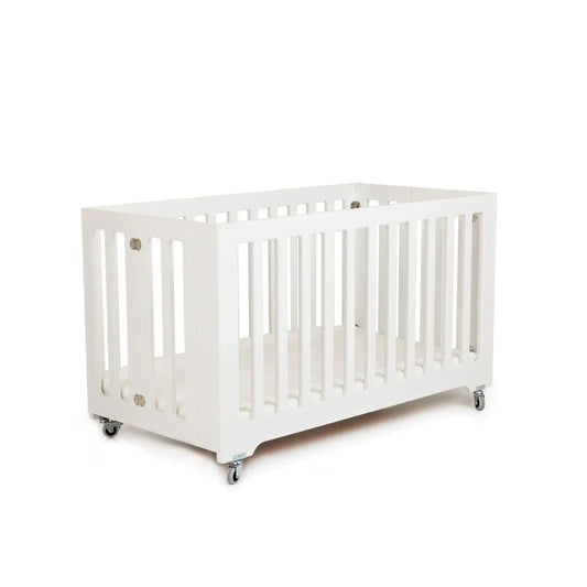 Caploonba Folding MDF Crib 60x120cm - White | Luxury Home Accessories | Heulog Glow