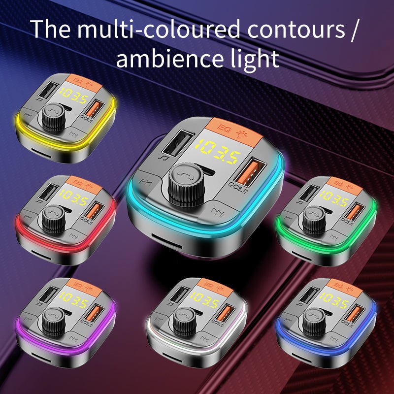 Car MP3 Bluetooth Player PD QC3.0 Fast Charge Car Charger | Luxury Home Accessories | Heulog Glow