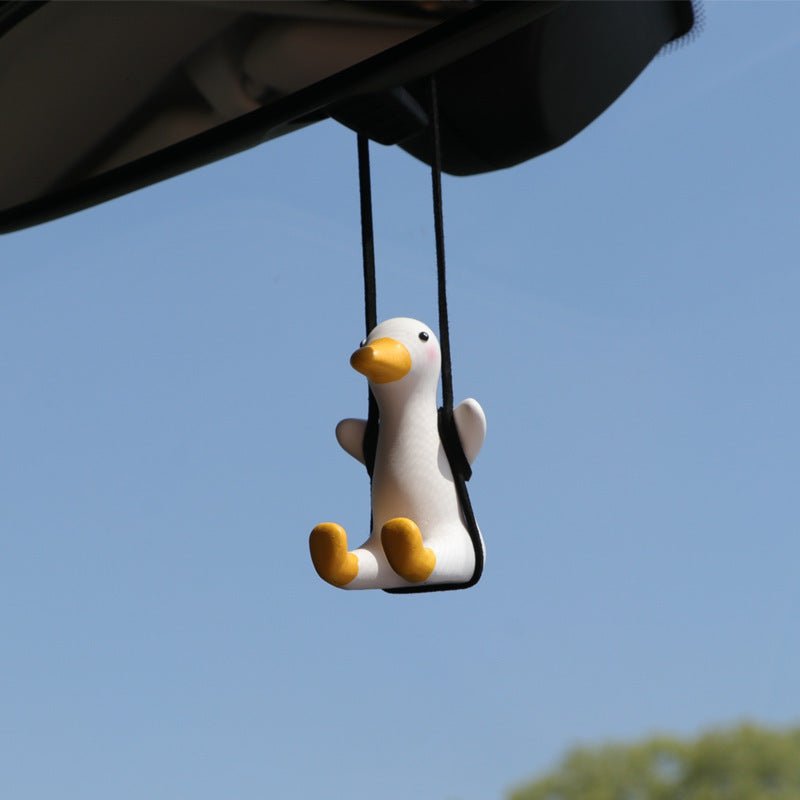 Car Pendant Cute Anime Little Duck Swing Auto Rearview Mirror Hanging Ornaments Interior Decoraction Accessories For Girls Gifts | Luxury Home Accessories | Heulog Glow