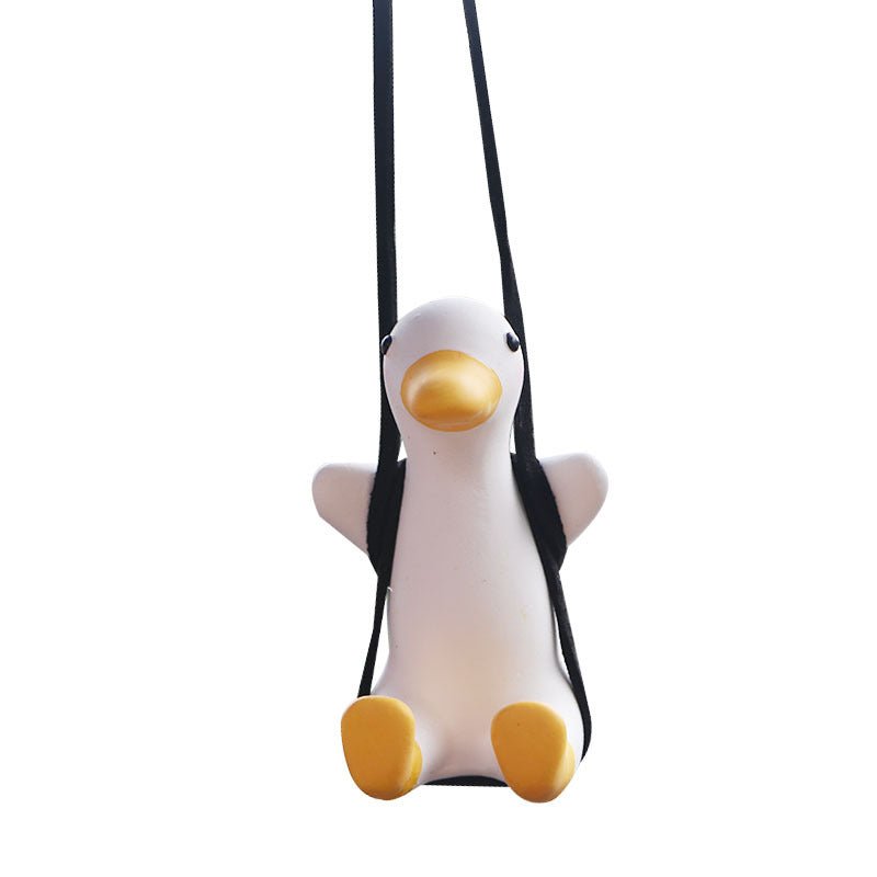 Car Pendant Cute Anime Little Duck Swing Auto Rearview Mirror Hanging Ornaments Interior Decoraction Accessories For Girls Gifts | Luxury Home Accessories | Heulog Glow