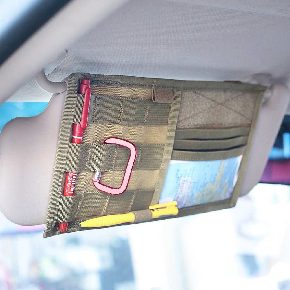 Car Sunshade Tactical Storage Bag Visor Panel Holder Car Auto Accessories | Luxury Home Accessories | Heulog Glow