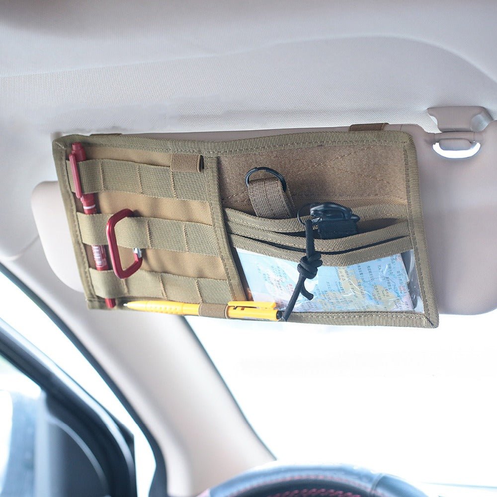 Car Sunshade Tactical Storage Bag Visor Panel Holder Car Auto Accessories | Luxury Home Accessories | Heulog Glow