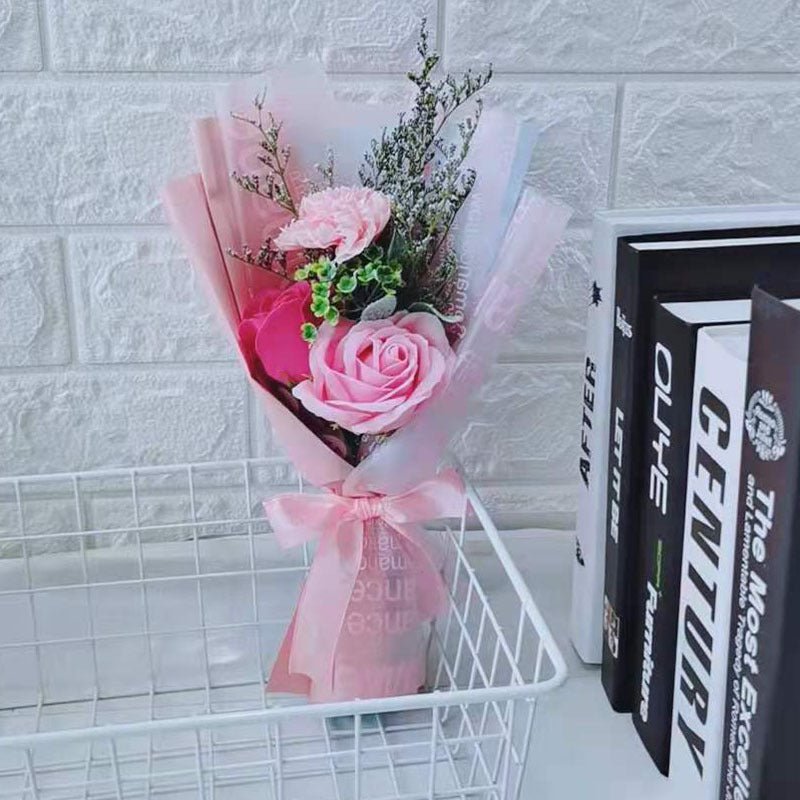 Carnation Rose Bouquet Creative Gift Valentine's Day Gift | Luxury Home Accessories | Heulog Glow
