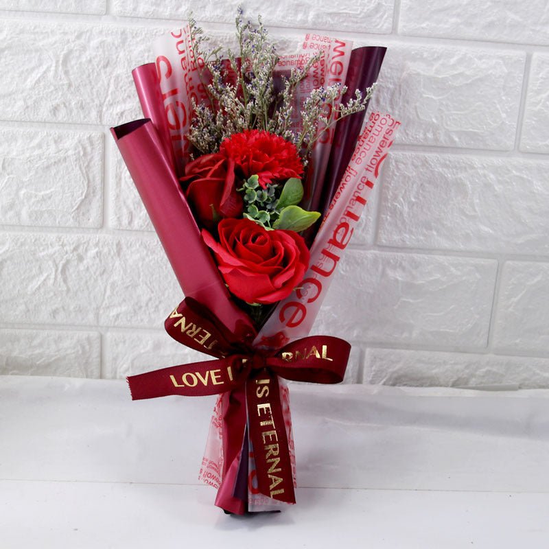 Carnation Rose Bouquet Creative Gift Valentine's Day Gift | Luxury Home Accessories | Heulog Glow