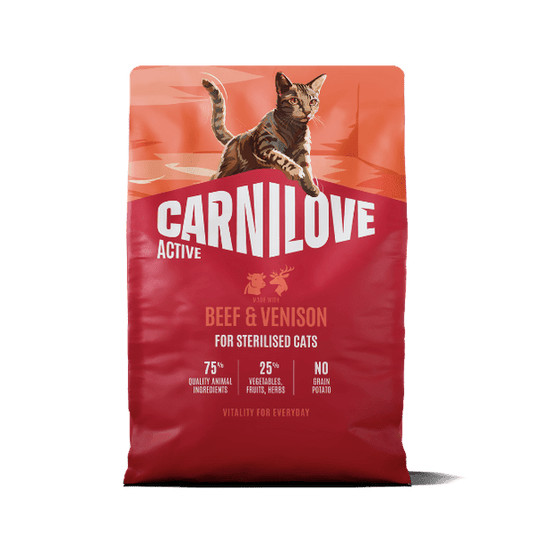 Carnilove Active Beef & Venison Cat 2kg | Luxury Home Accessories | Heulog Glow