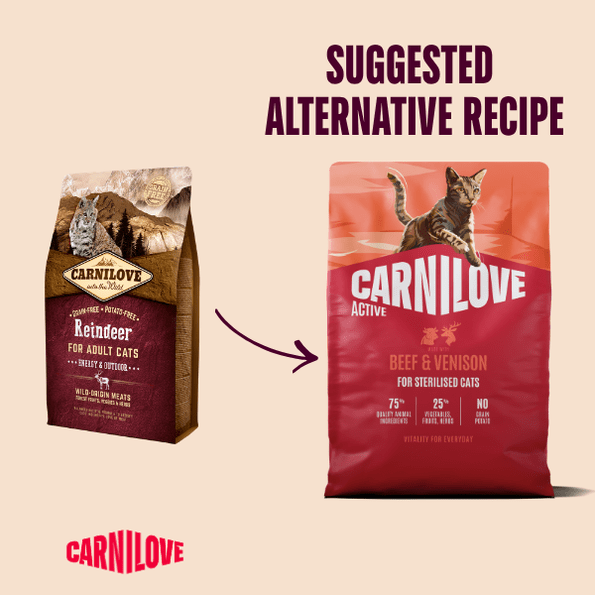 Carnilove Active Beef & Venison Cat 400g | Luxury Home Accessories | Heulog Glow
