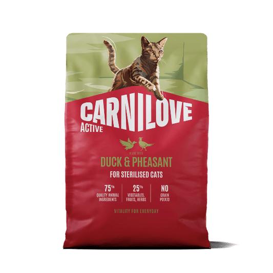 Carnilove Active Duck & Pheasant Cat 2kg | Luxury Home Accessories | Heulog Glow