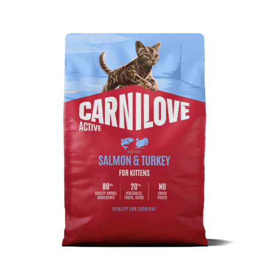 Carnilove Active Salmon & Turkey Kitten 400g | Luxury Home Accessories | Heulog Glow