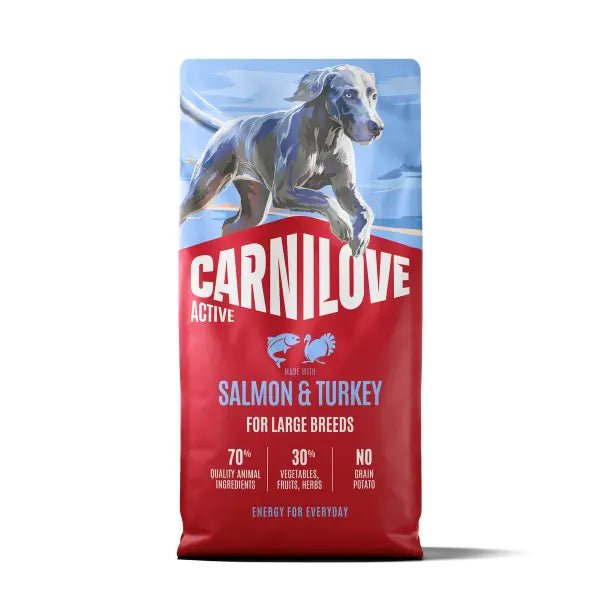 Carnilove Active Salmon & Turkey Large Breed 4kg | Luxury Home Accessories | Heulog Glow