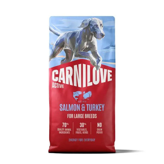 Carnilove Active Salmon & Turkey Large Breed 4kg | Luxury Home Accessories | Heulog Glow