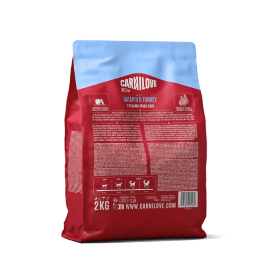 Carnilove Active Salmon & Turkey Large Breed Cat 400g | Luxury Home Accessories | Heulog Glow