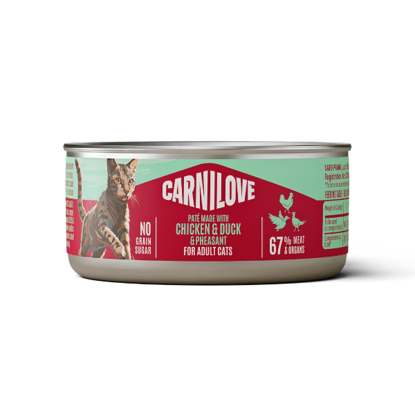 Carnilove Chicken, Duck & Pheasant Adult Cat 100g x 12 | Luxury Home Accessories | Heulog Glow