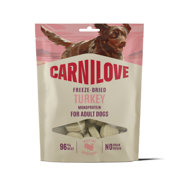 Carnilove Freeze-Dried Treats Turkey 60g | Luxury Home Accessories | Heulog Glow