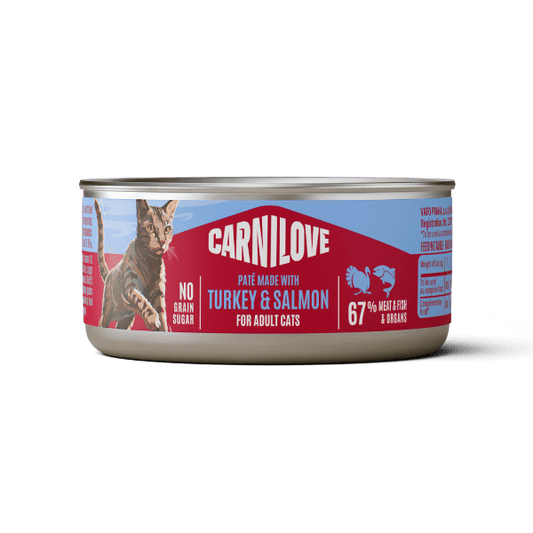 Carnilove Turkey & Salmon Adult Cat 100g x 12 | Luxury Home Accessories | Heulog Glow
