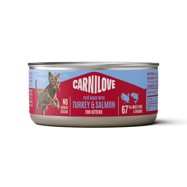 Carnilove Turkey & Salmon Kitten 100g x 12 | Luxury Home Accessories | Heulog Glow