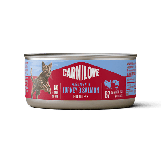 Carnilove Turkey & Salmon Kitten 100g x 12 | Luxury Home Accessories | Heulog Glow