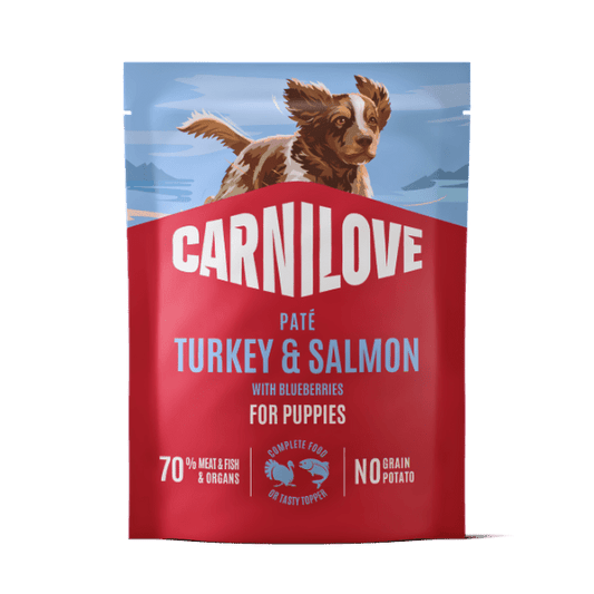 Carnilove Turkey & Salmon with Blueberries Puppy Dog 300G | Luxury Home Accessories | Heulog Glow