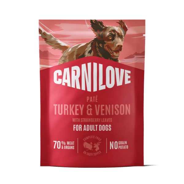 Carnilove Turkey & Venison with Strawberry Leaves Dog 300g | Luxury Home Accessories | Heulog Glow