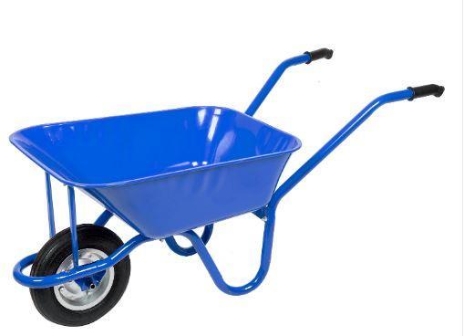 Carrimore General Purpose Wheelbarrow - Blue 80L | Luxury Home Accessories | Heulog Glow