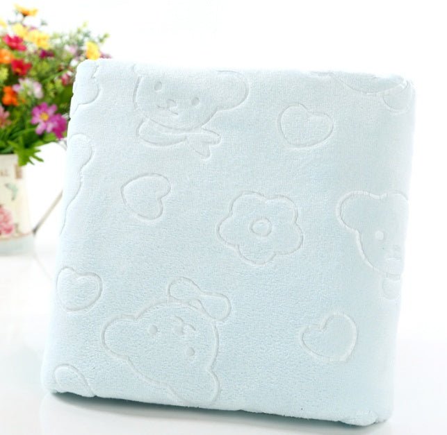 cartoon bear child big bath towel absorbent towel microfiber bath towel beach towel | Luxury Home Accessories | Heulog Glow