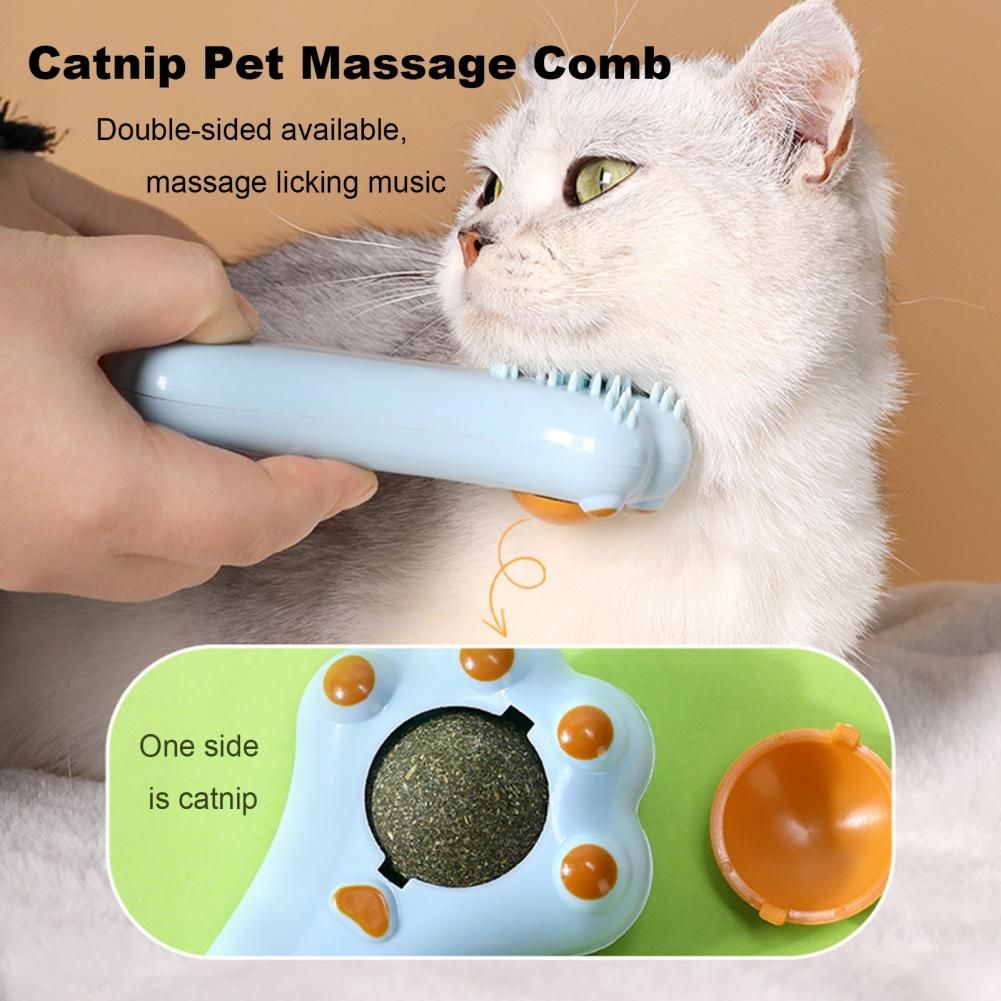 Cartoon Design Cat Toy Dual-purpose Cat Massage Comb Clean Mouth Cat Toys For Dental Care Digestion Promotion Pet Accessory | Luxury Home Accessories | Heulog Glow