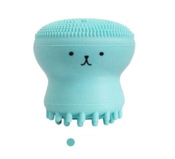 Cartoon octopus silicone wash brush foaming cleansing brush Manual facial massage brush cleansing brush brush bubbler | Luxury Home Accessories | Heulog Glow