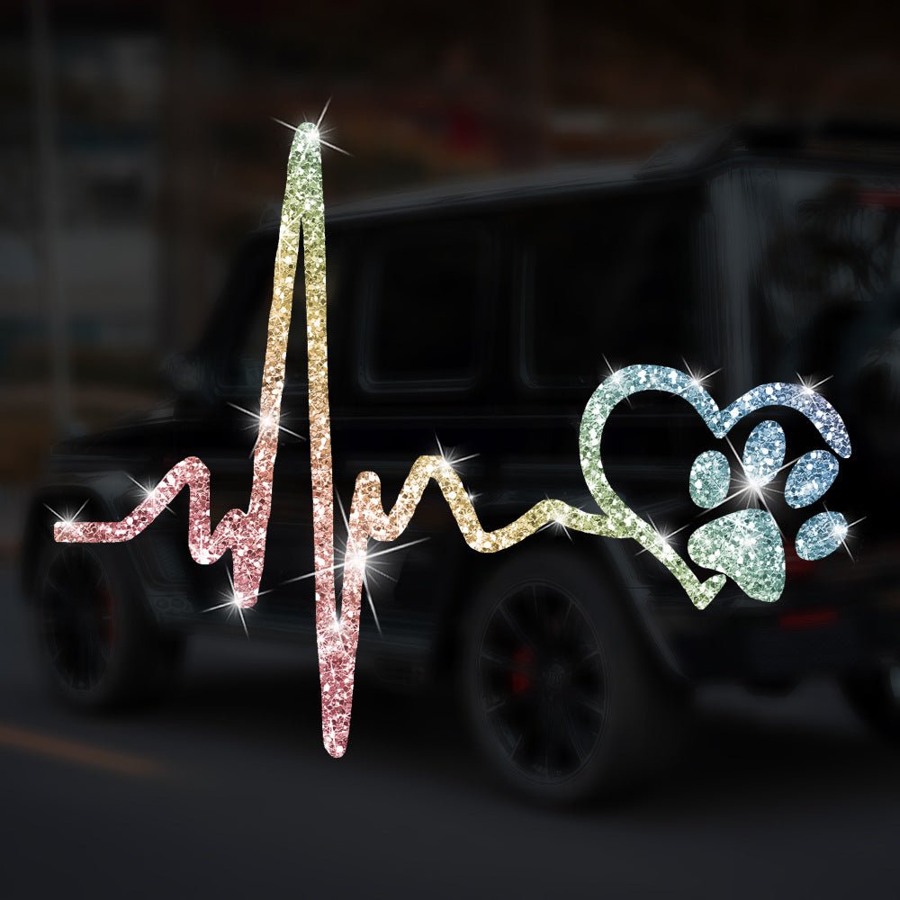 Cartoon Shiny African Woman Automobile Sticker | Luxury Home Accessories | Heulog Glow