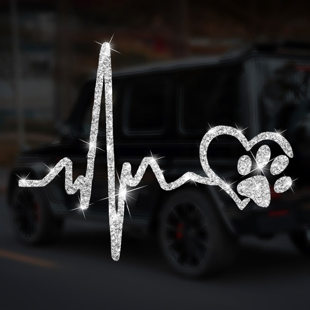 Cartoon Shiny African Woman Automobile Sticker | Luxury Home Accessories | Heulog Glow