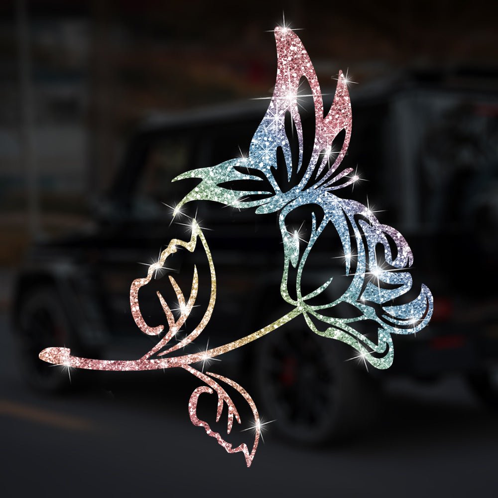Cartoon Shiny African Woman Automobile Sticker | Luxury Home Accessories | Heulog Glow