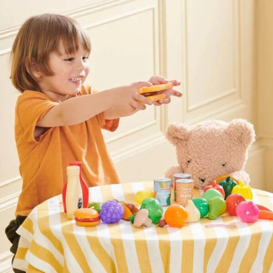 Casdon Play Food Set | Luxury Home Accessories | Heulog Glow