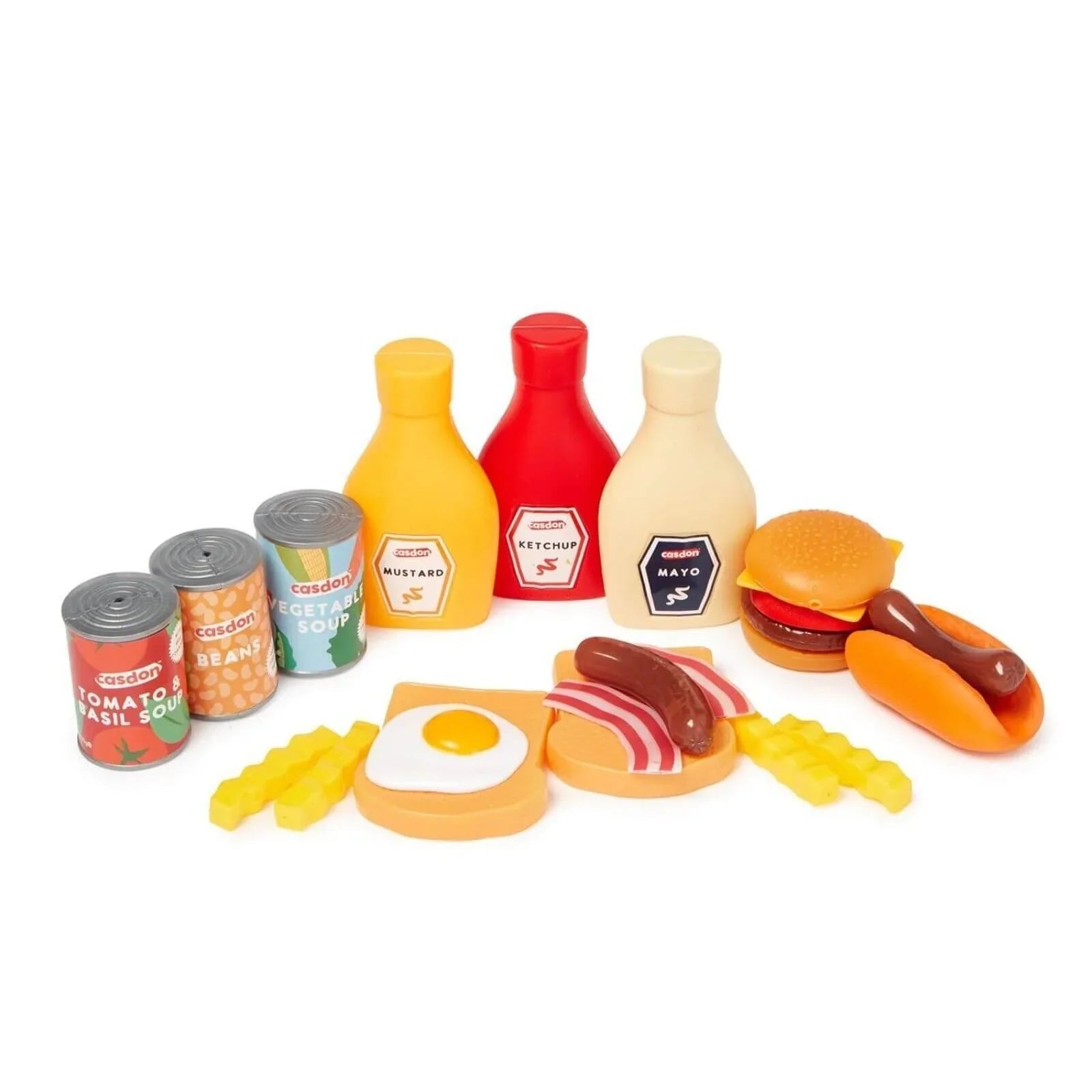 Casdon Play Food Set | Luxury Home Accessories | Heulog Glow