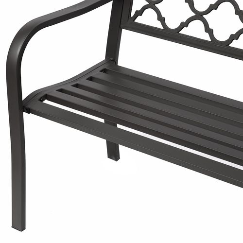 Cast Iron Front Porch Bench Mesh Patio Folding Rocking Set Lawn Furniture | Luxury Home Accessories | Heulog Glow
